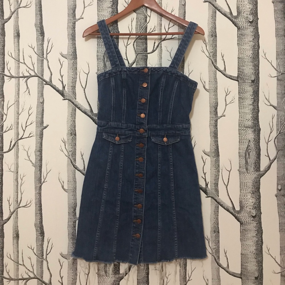 Madewell Denim Button Dress